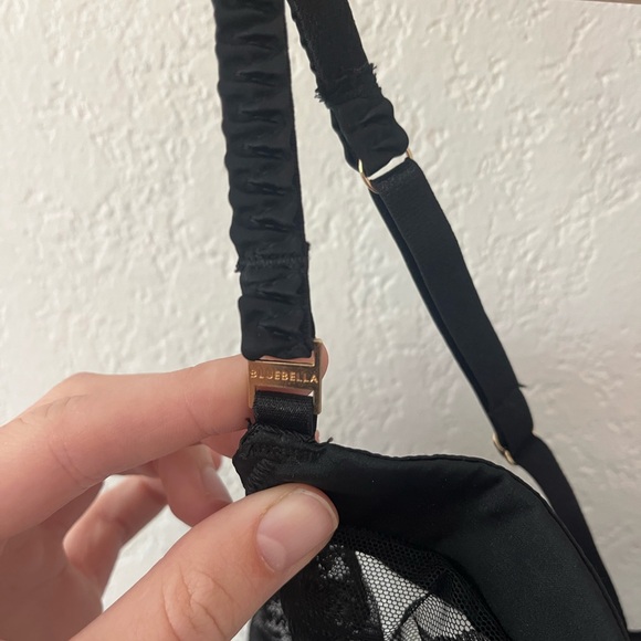 Bluebella Women's Cassandra Bra Black - 34DD Lace Lingerie Strappy Valentines - Picture 12 of 16